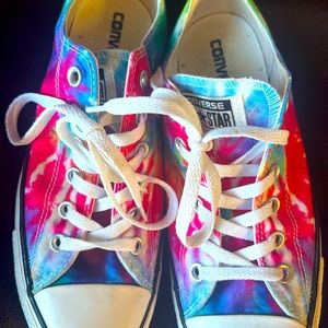 Rainbow Tie Dye Converse All Stars